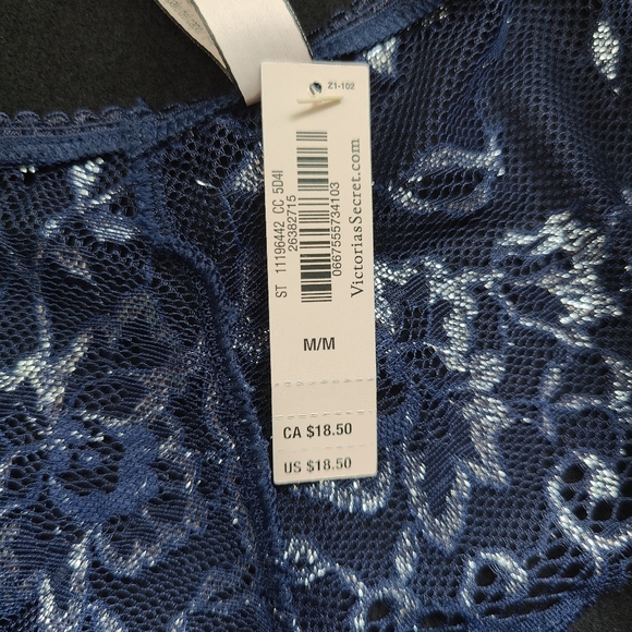 NWT VICTORIA'S SECRET DREAM ANGELS ALLURE SHINE HIPSTER THONG PANTY IN SIZE M - Picture 9 of 10